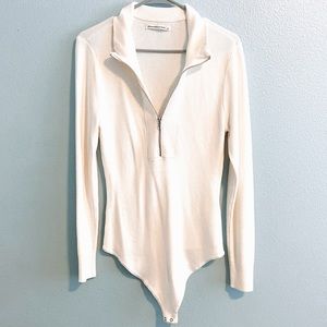 Abercrombie Sweater Zip Up Bodysuit